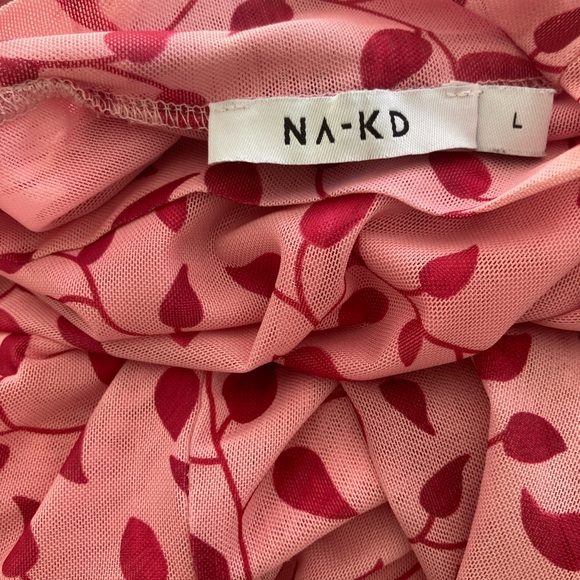 NA•KD mesh maxi dress - Picture 9 of 9